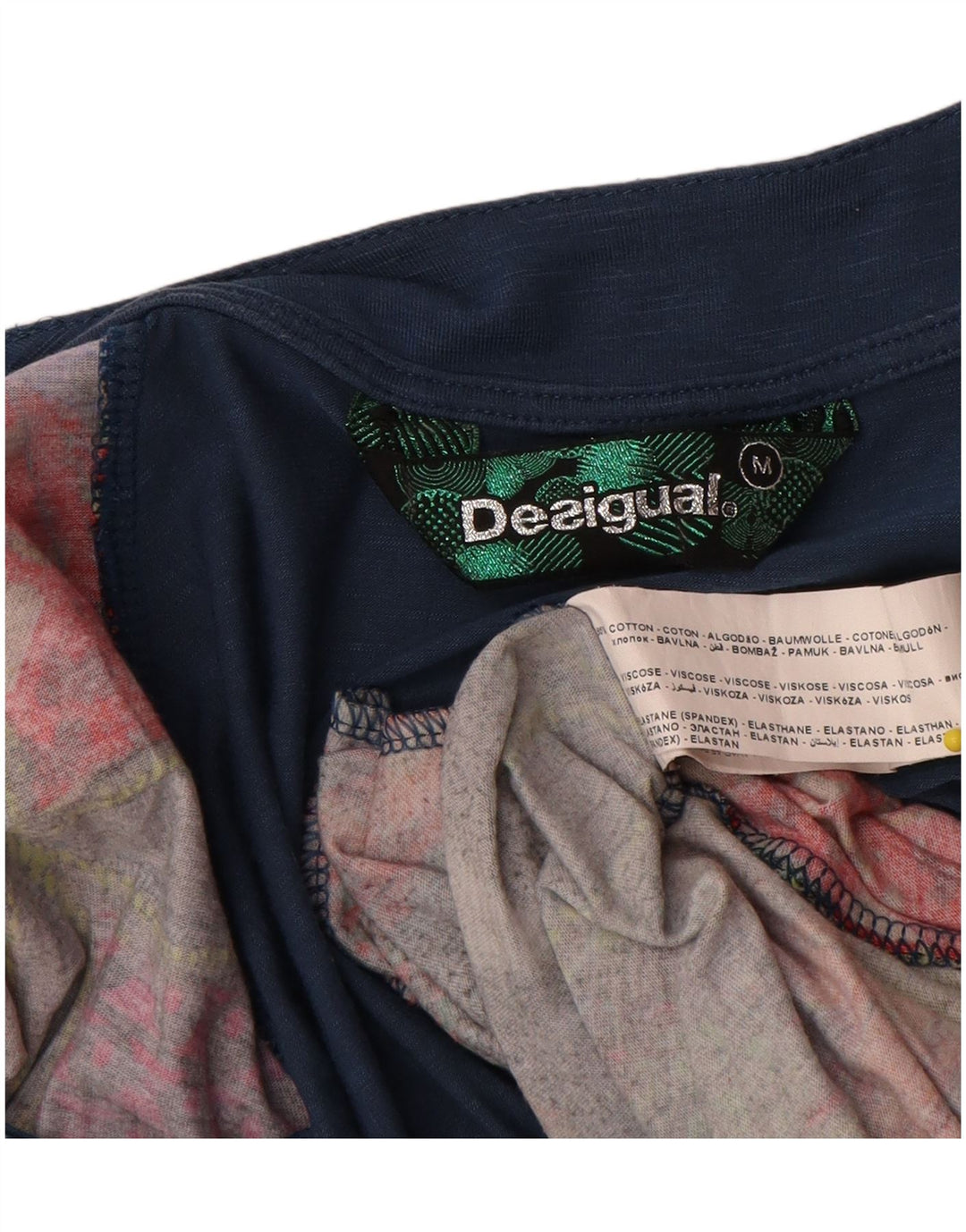 Desigual Damen Graphic Bubble Dress UK 12 Medium Mehrfarbig Geometrisch