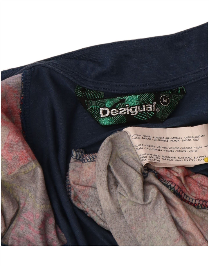 Desigual Damen Graphic Bubble Dress UK 12 Medium Mehrfarbig Geometrisch