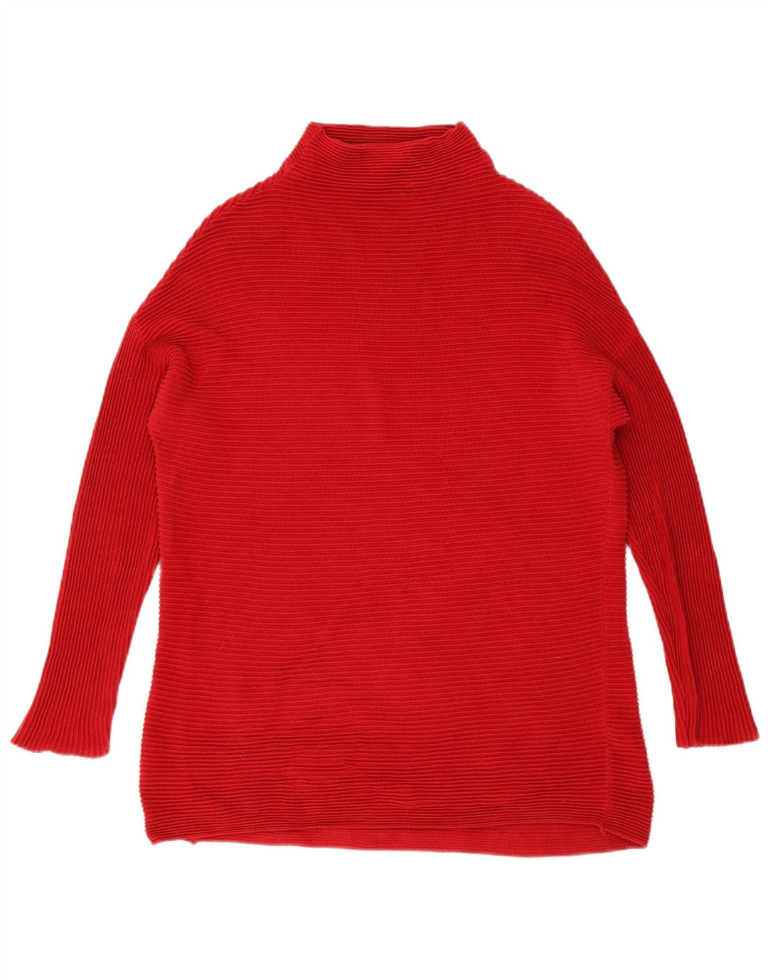 FRENCH CONNECTION Womens Turtle Neck Jumper Sweater UK 10 Small Red