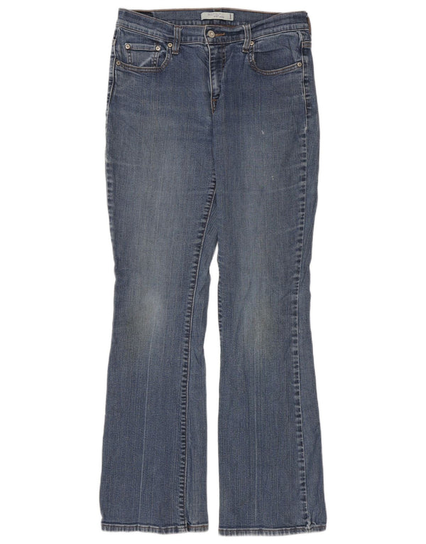 Levi's Damen 515 Bootcut Jeans US 10 Large W30 L33 Blaue Baumwolle