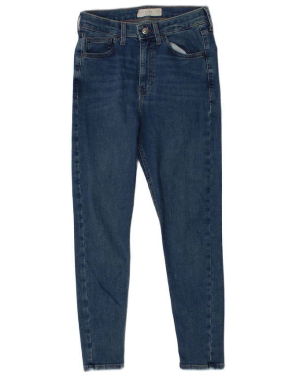 Topshop Damen Jamie Skinny Jeans W28 L26 Blau