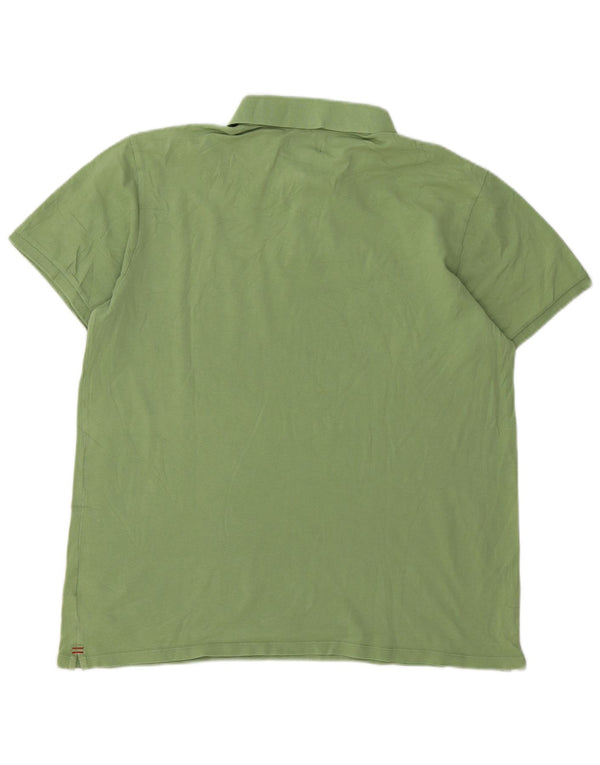 Woolrich Herren Poloshirt XL Grüne Baumwolle