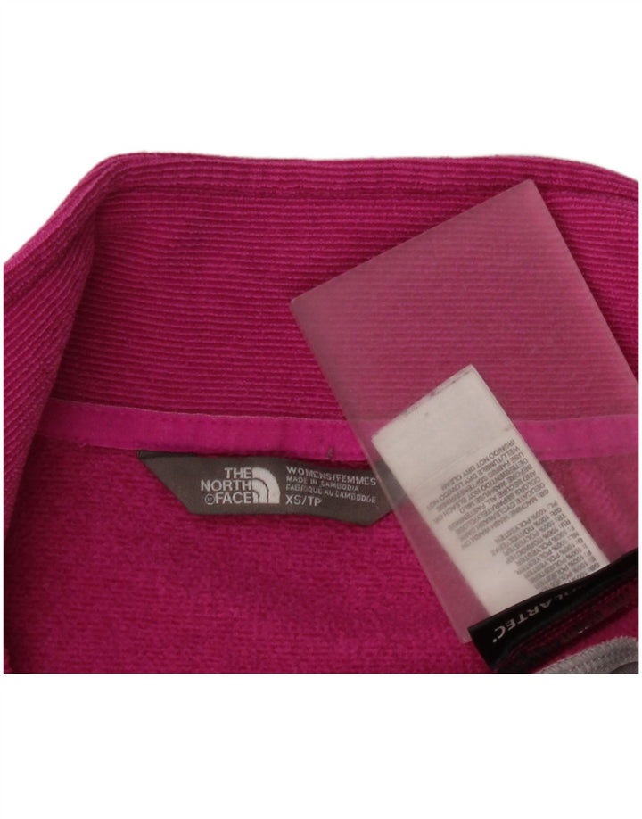 The North Face Damen-Trainingsanzug-Top-Jacke UK 6 XS Rosa Polyester