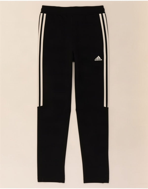 Adidas Jungen Aeroready Trainingshose 11–12 Jahre, schwarzes Polyester