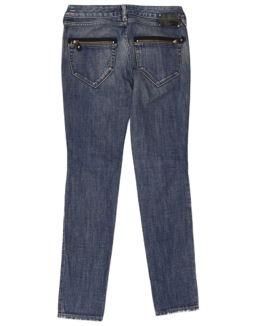 Diesel Damen Distressed Slim Jeans W28 L32 Blaue Baumwolle