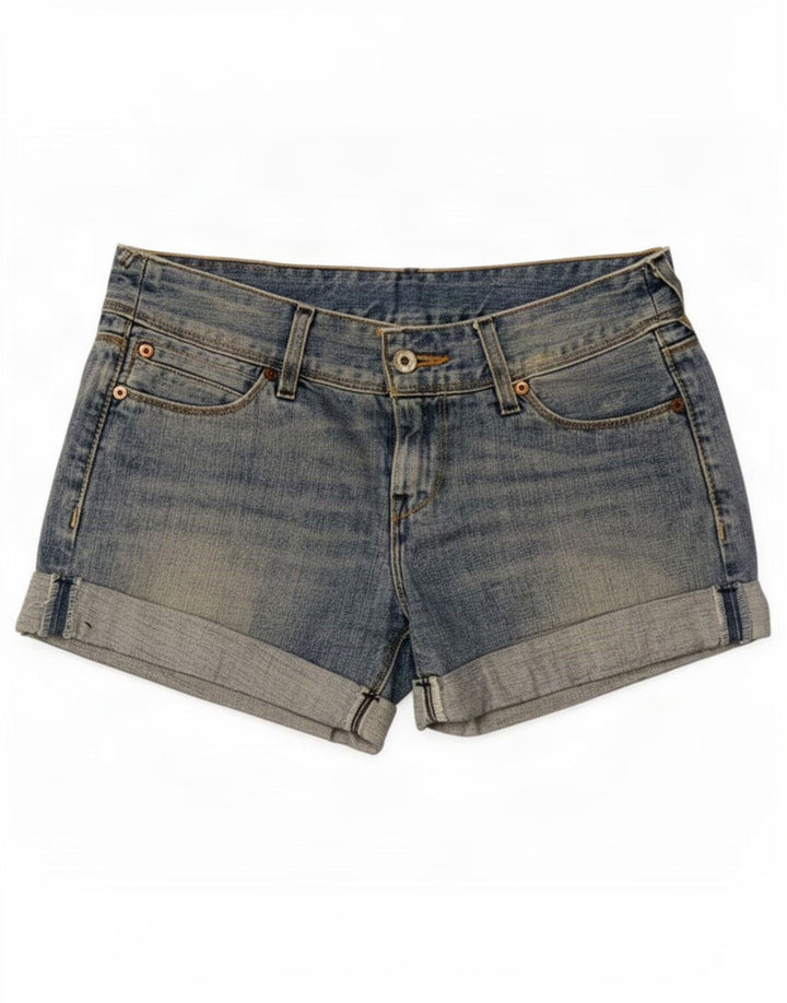 Levi's Damen-Jeansshorts, Größe S, Größe W27, Blau, Baumwolle