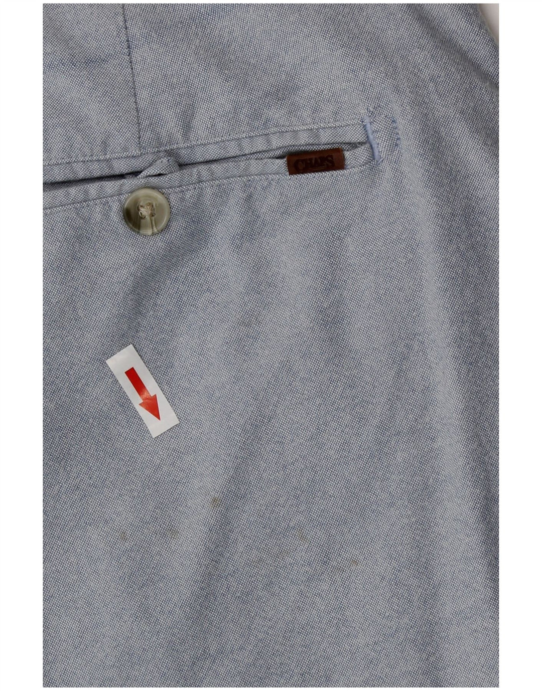 Chaps Herren-Chino-Shorts, W38, XL, Blau, Baumwolle