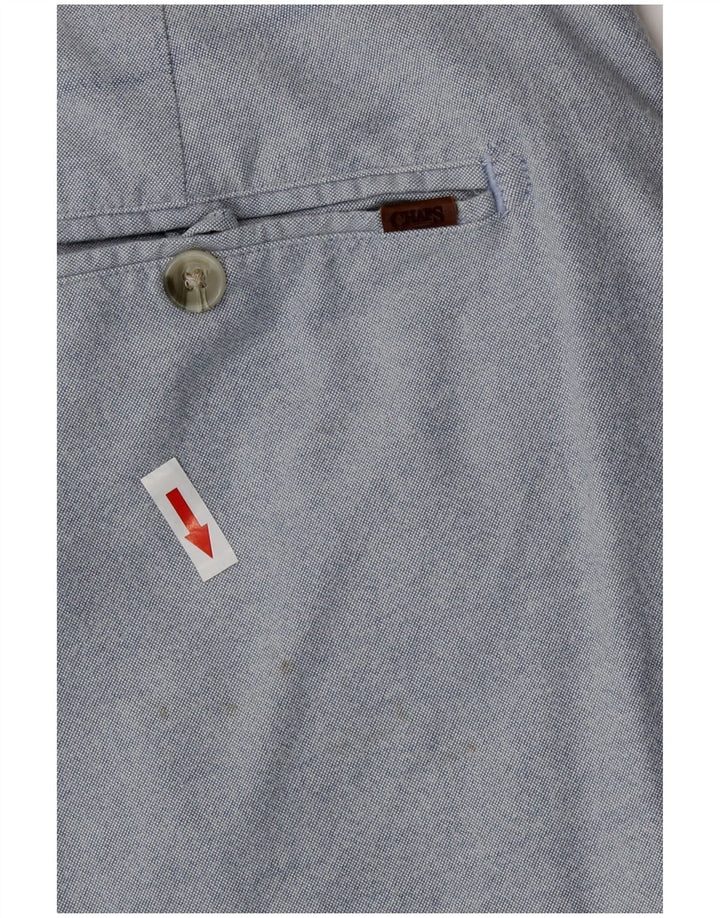 Chaps Herren-Chino-Shorts, W38, XL, Blau, Baumwolle