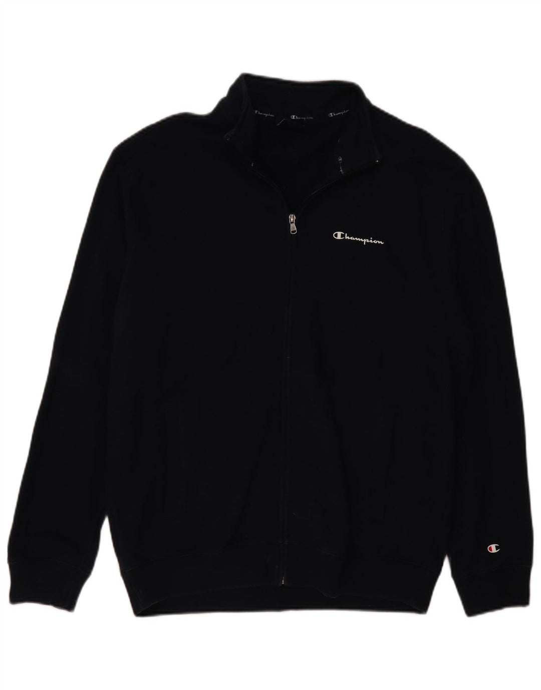 CHAMPION Herren-Trainingsanzug-Topjacke XL aus marineblauer Baumwolle