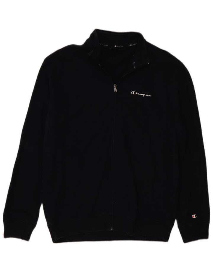 CHAMPION Herren-Trainingsanzug-Topjacke XL aus marineblauer Baumwolle
