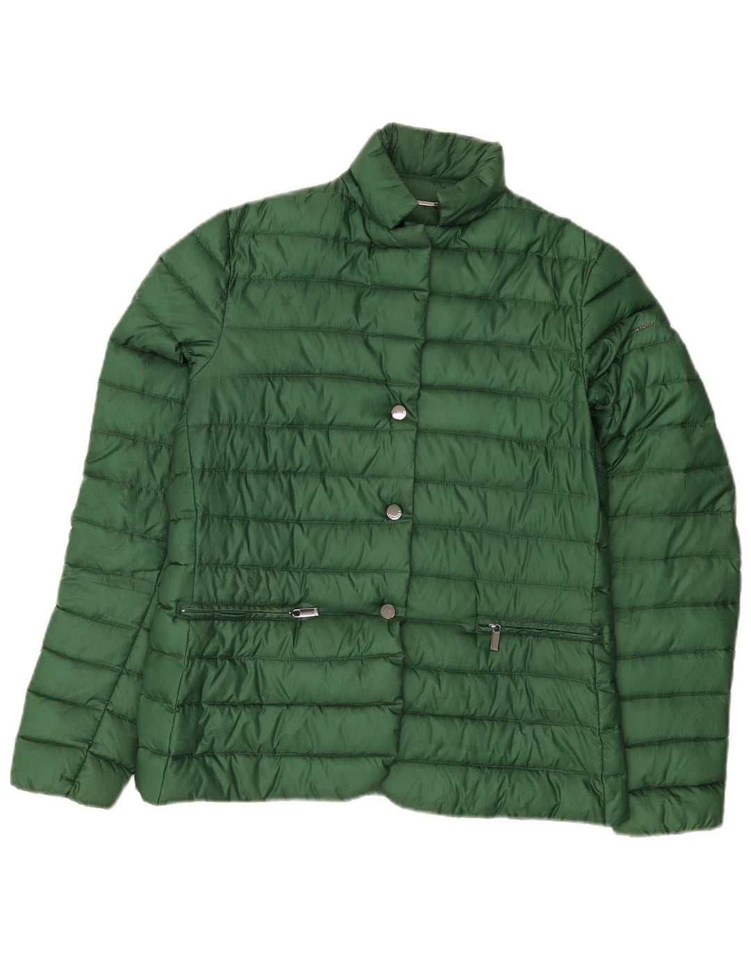 Seventy Damen Wattierte Jacke IT 44 Mittelgrünes Polyamid