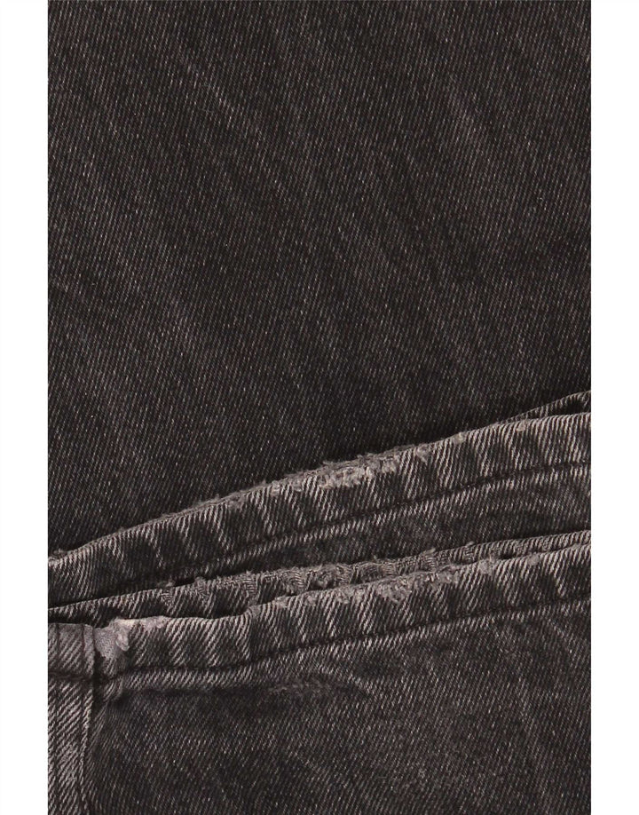 Lee Herren Brooklyn Straight Jeans W36 L34 Schwarze Baumwolle