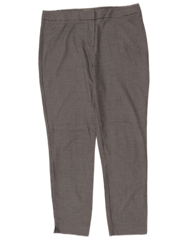 Hobbs Slim-Anzughose für Damen, UK 12, M, W32, L28, Schwarz mit Hahnentrittmuster