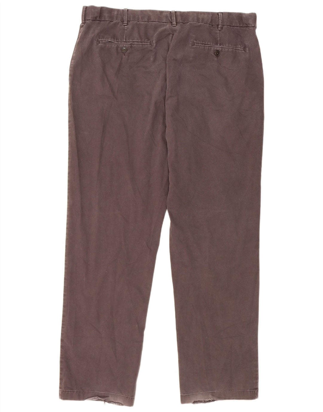 Marks & Spencer Herren Blue Harbour Straight Anzughose W40 L33 Braun