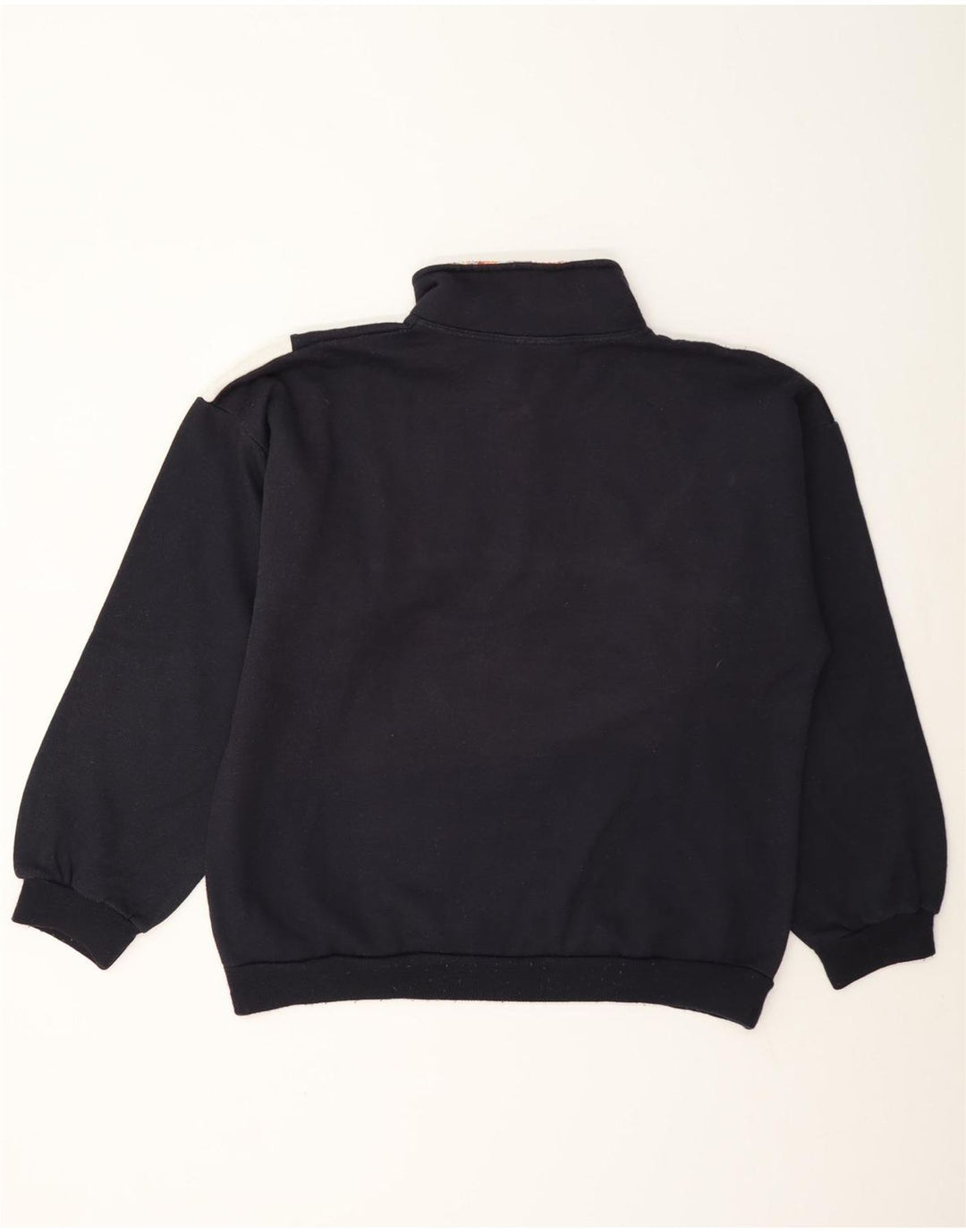 Vintage Herren-Sweatshirt mit Grafik, mittelgroß, Marineblau, Farbblock