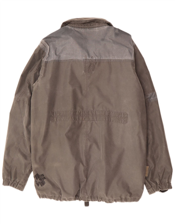 O'Neill Herren-Windbreaker-Jacke, UK 42, XL, Grau, Farbblock