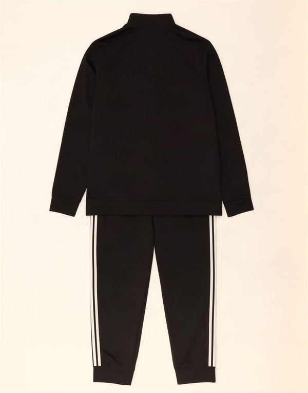 Adidas Herren-Trainingsanzug, groß, aus schwarzem Polyester