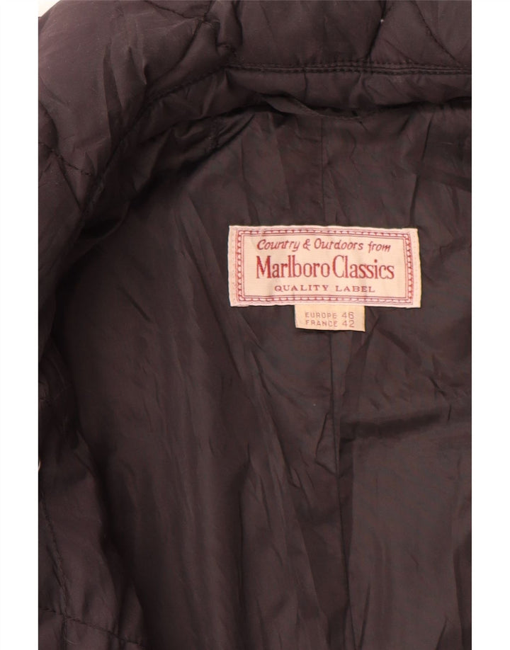 Marlboro Classics Damen Steppmantel EU 42 Large Schwarz