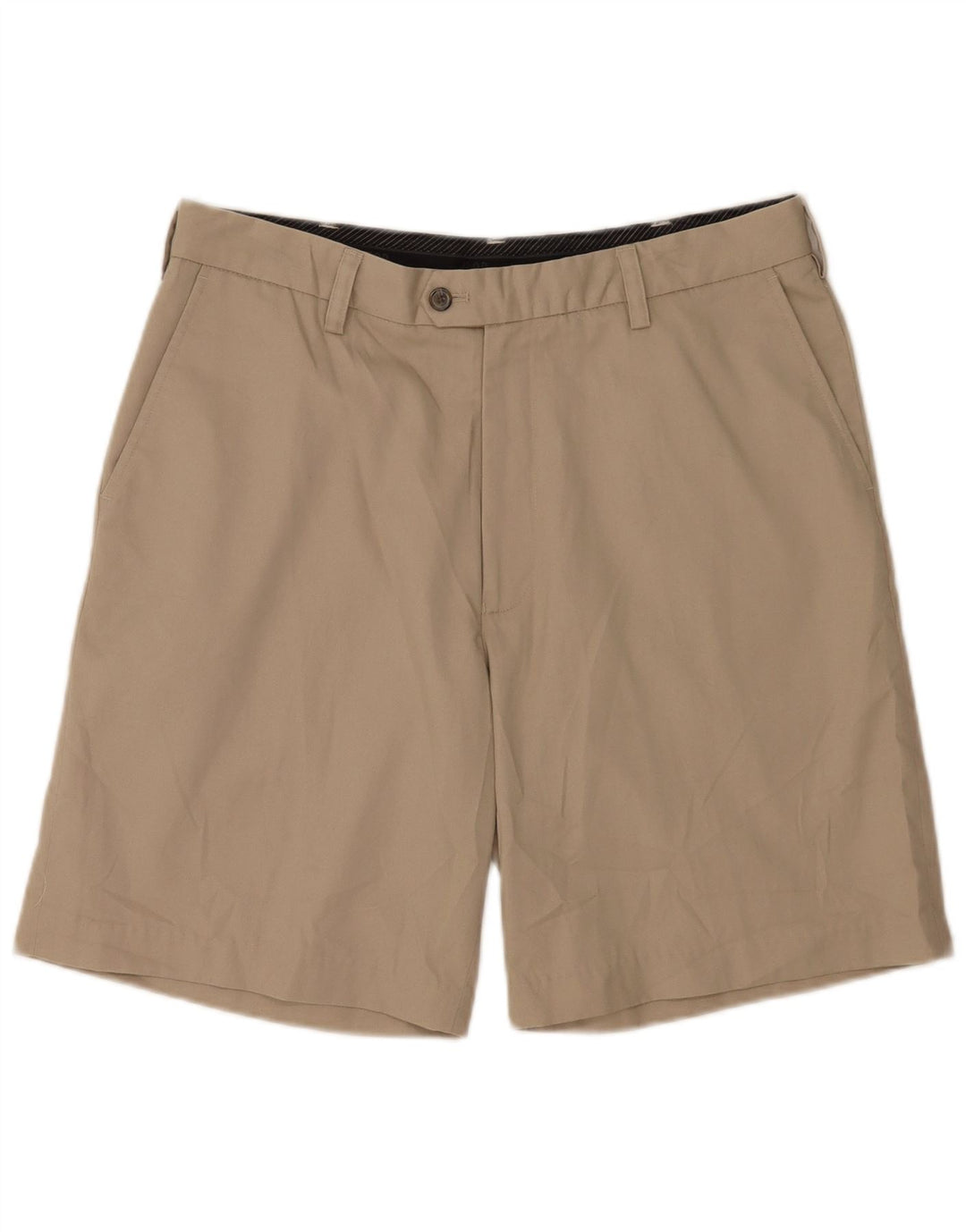 Izod Herren-Golf-Chino-Shorts W34, groß, beige, Polyester