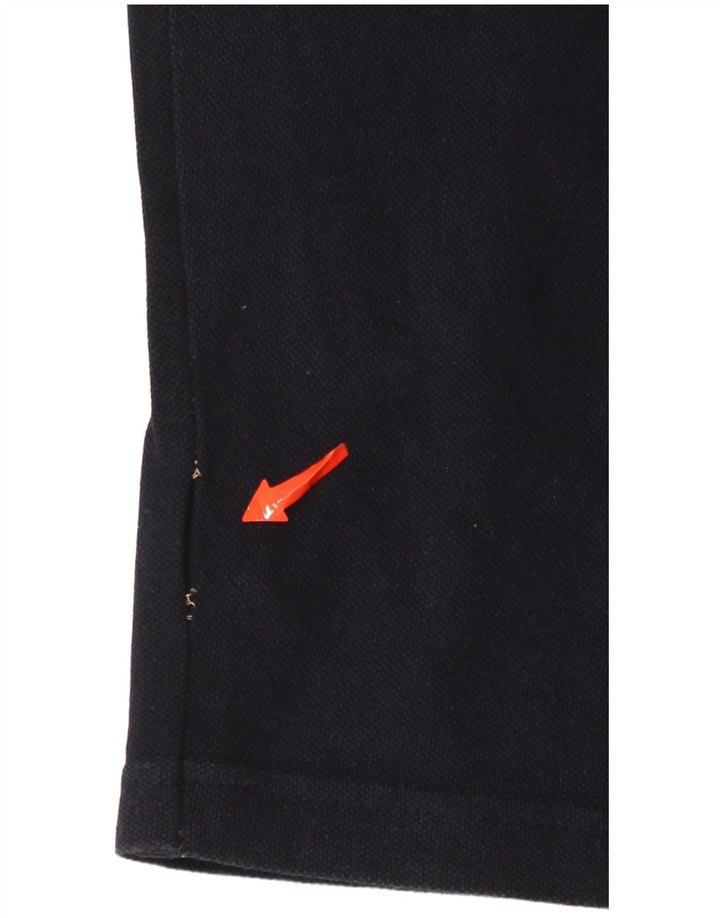 Kappa Herren-Poloshirt, mittelmarineblaue Baumwolle