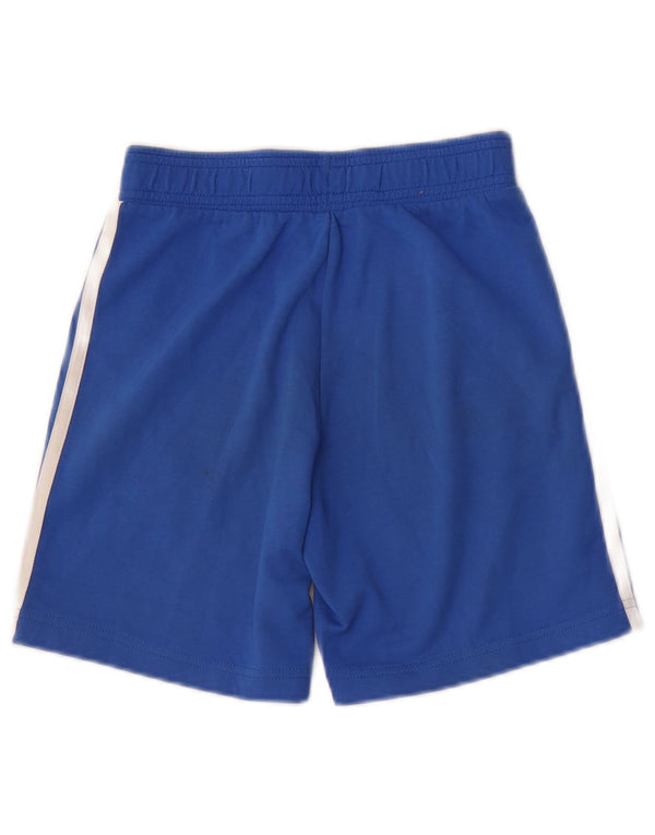 Adidas Sportshorts für Jungen, 9–10 Jahre, Größe S, blaue Baumwolle