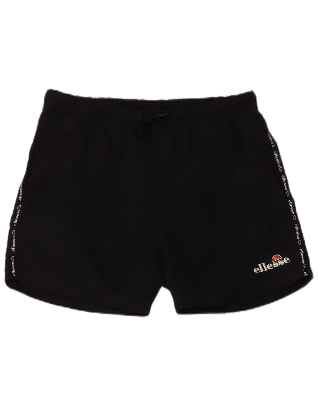 Ellesse Herren Badeshorts mit Grafik, Größe S, Schwarz, Polyester