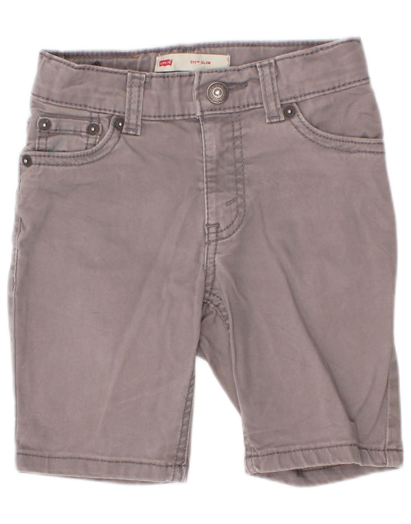 Levi's Jungen 511 Slim Casual Shorts 6–7 Jahre W20 Graue Baumwolle