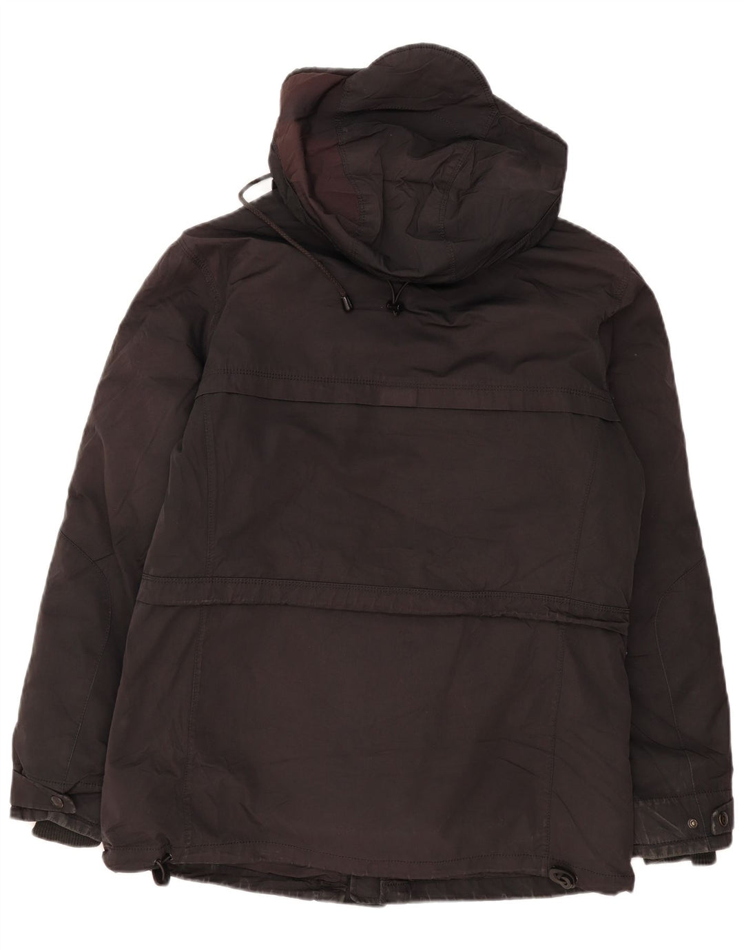 Zara Herren-Jacke mit Kapuze, gepolstert, UK 40, Größe L, Schwarz, Polyester