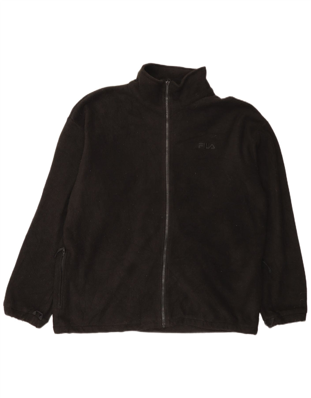 Fila Herren Liner Fleecejacke UK 44 2XL Schwarz Polyester