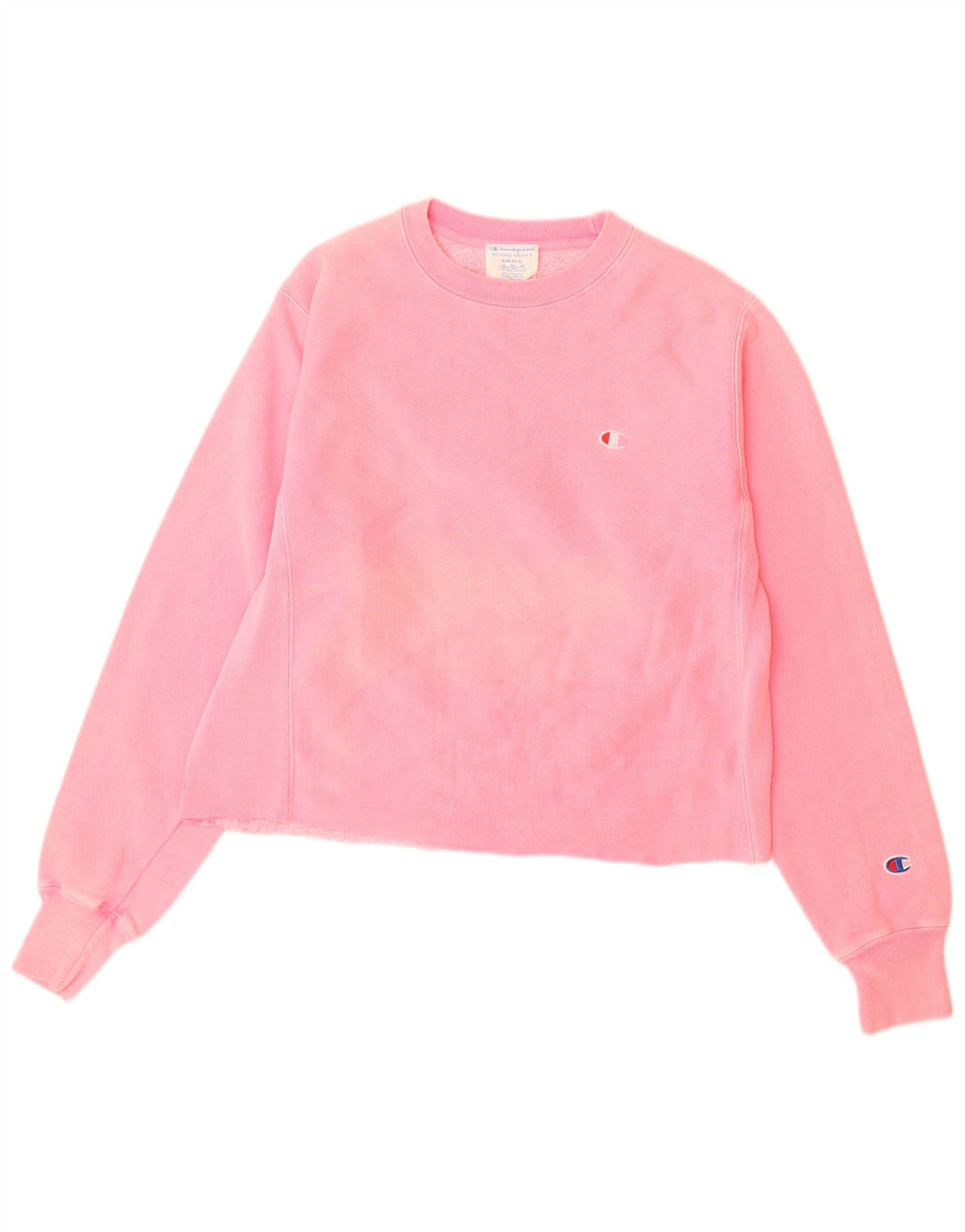 Champion Damen Reverse Weave Oversize-Sweatshirt-Pullover, Gr. 10, klein, Rosa