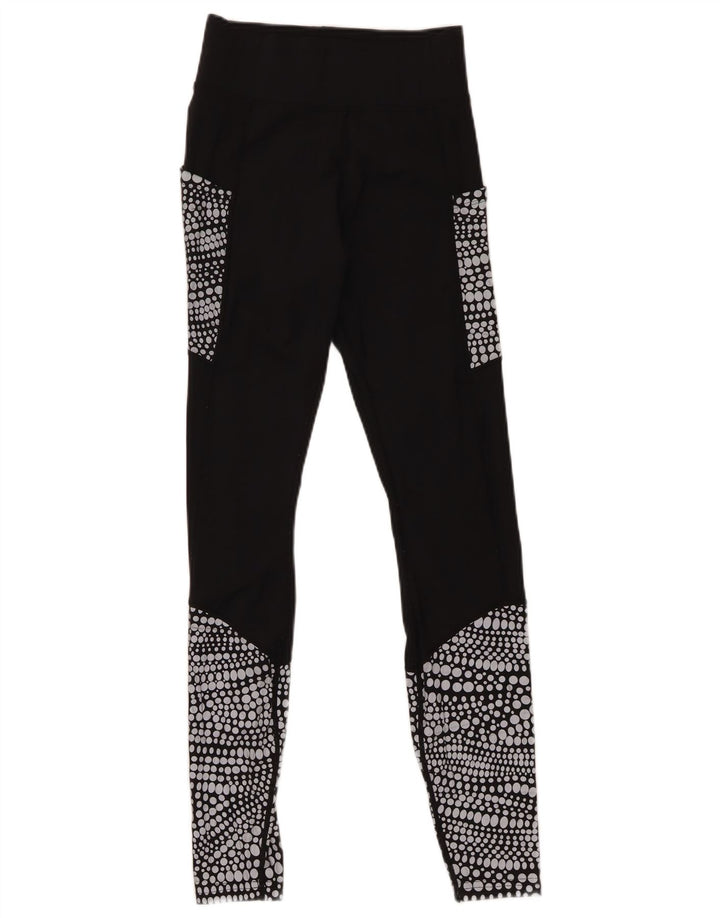 Mountain Warehouse Damen-Leggings UK 6 XS Schwarz gepunktetes Polyamid
