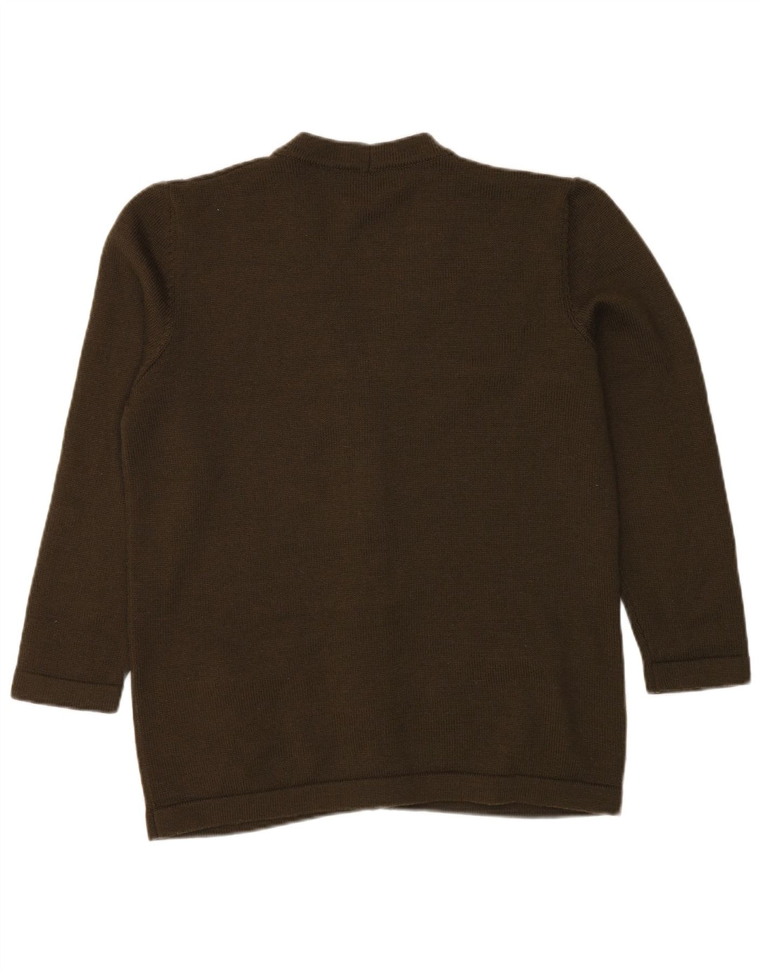 LUISA SPAGNOLI Damen Strickjacke UK 18 XL Khaki Wolle