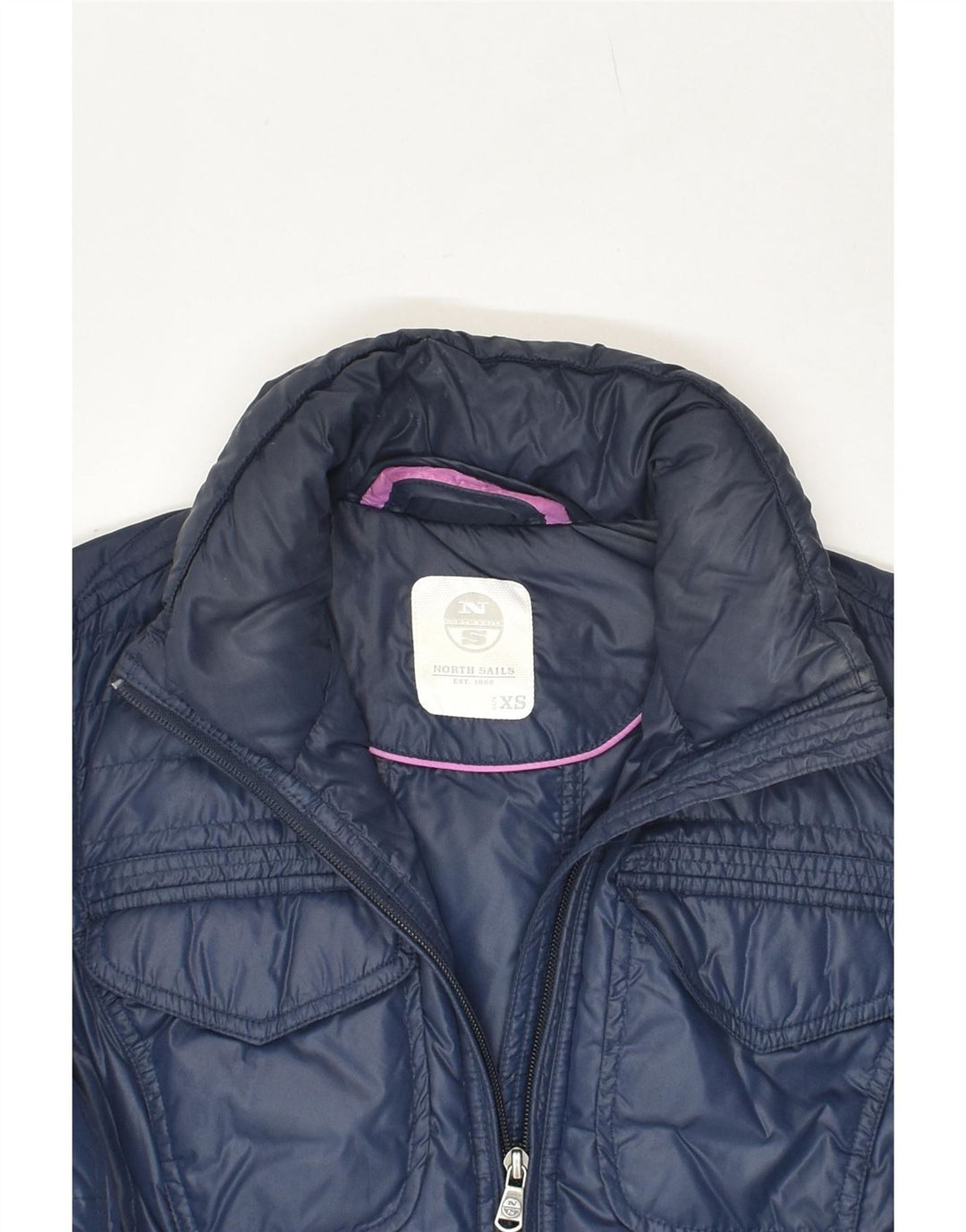 NORTH SAILS Damen Wattierte Jacke UK 6 XS Marineblau Polyester