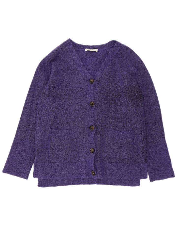 Marks & Spencer Damen-Strickjacke „Autograph“, Gr. 14, Mittelviolett