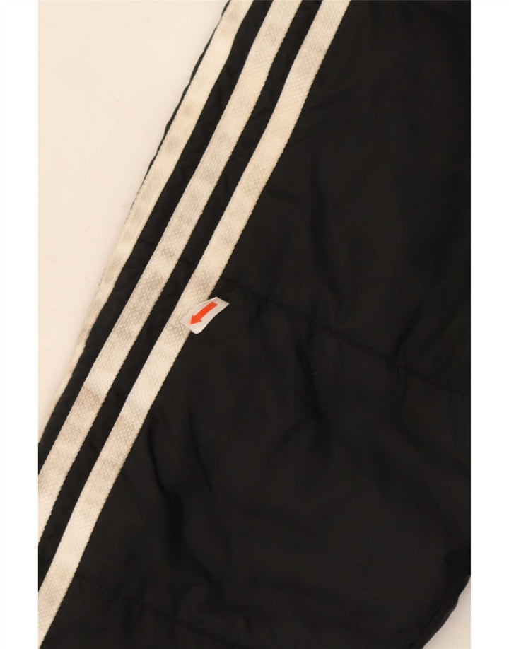 Adidas Jungen gepolsterte Kapuzenjacke 13–14 Jahre, schwarzes Polyester