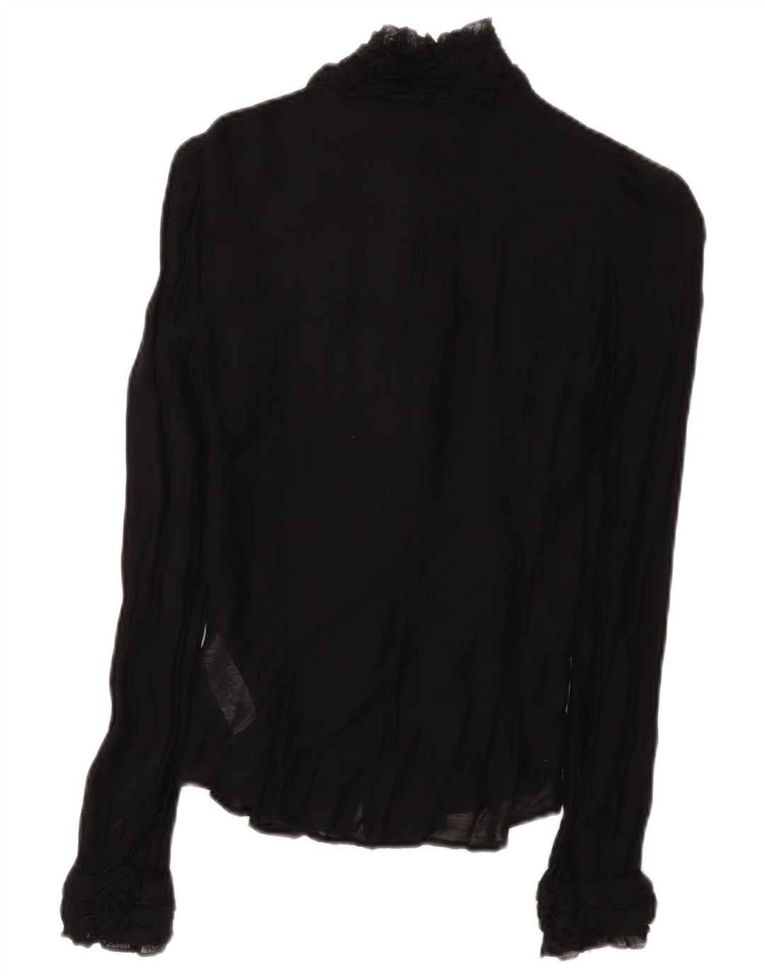 French Connection Damen Hemdbluse UK 6 XS Schwarz Modal