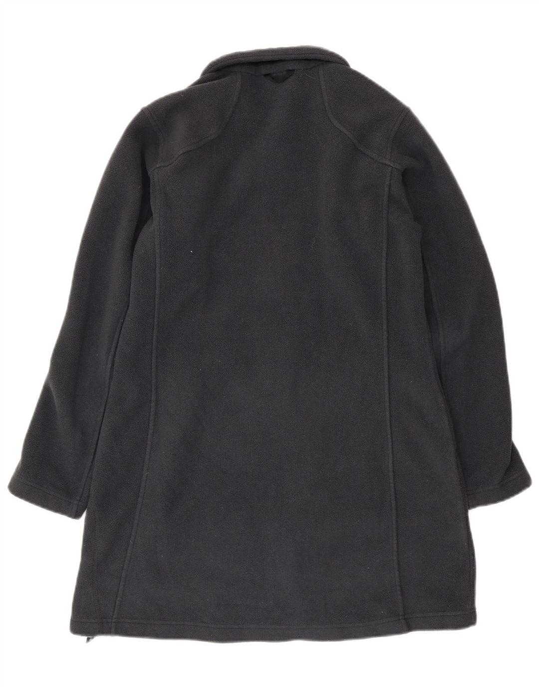 JACK WOLFSKIN Damen Fleece-Windbreaker-Mantel UK 16 Large Marineblau