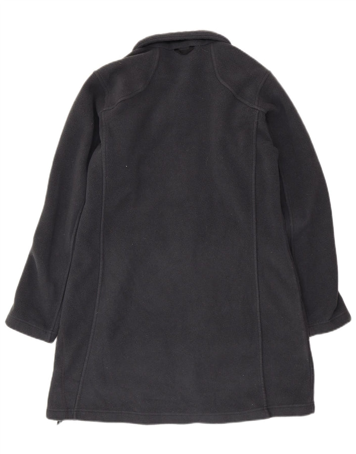 JACK WOLFSKIN Damen Fleece-Windbreaker-Mantel UK 16 Large Marineblau