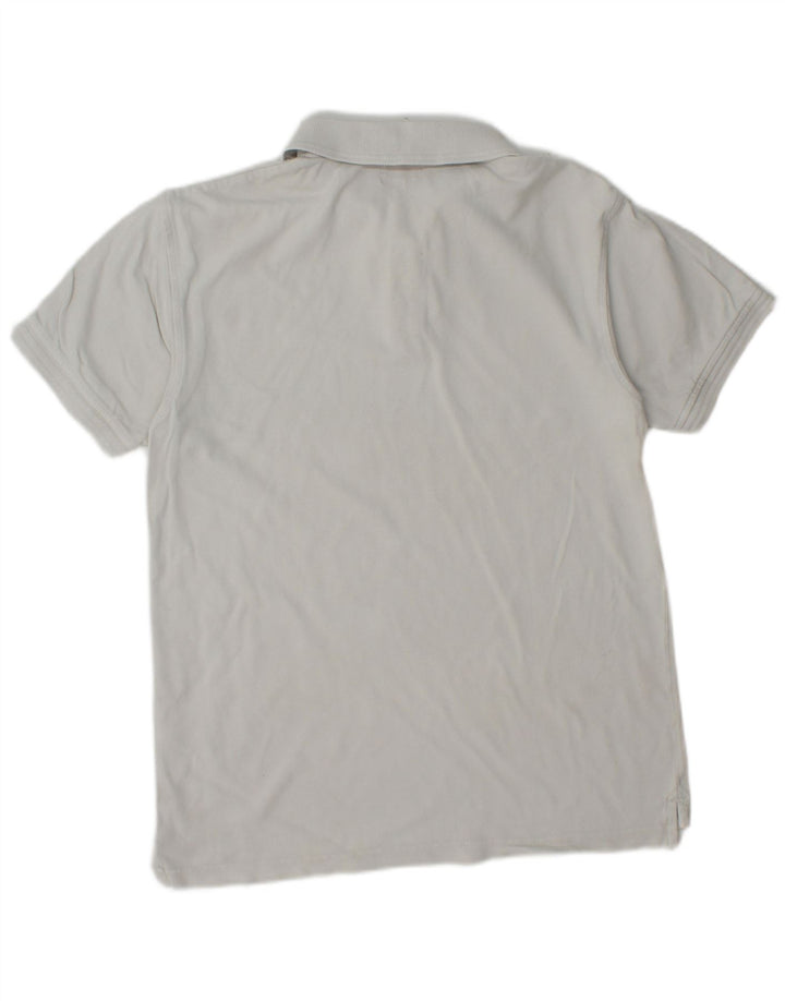 LEVI'S Herren-Poloshirt, klein, weiße Colourblock-Baumwolle