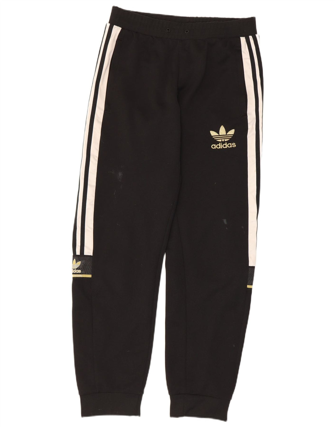 ADIDAS Herren-Trainingshose, Jogginghose, Größe S, Schwarz, Polyester