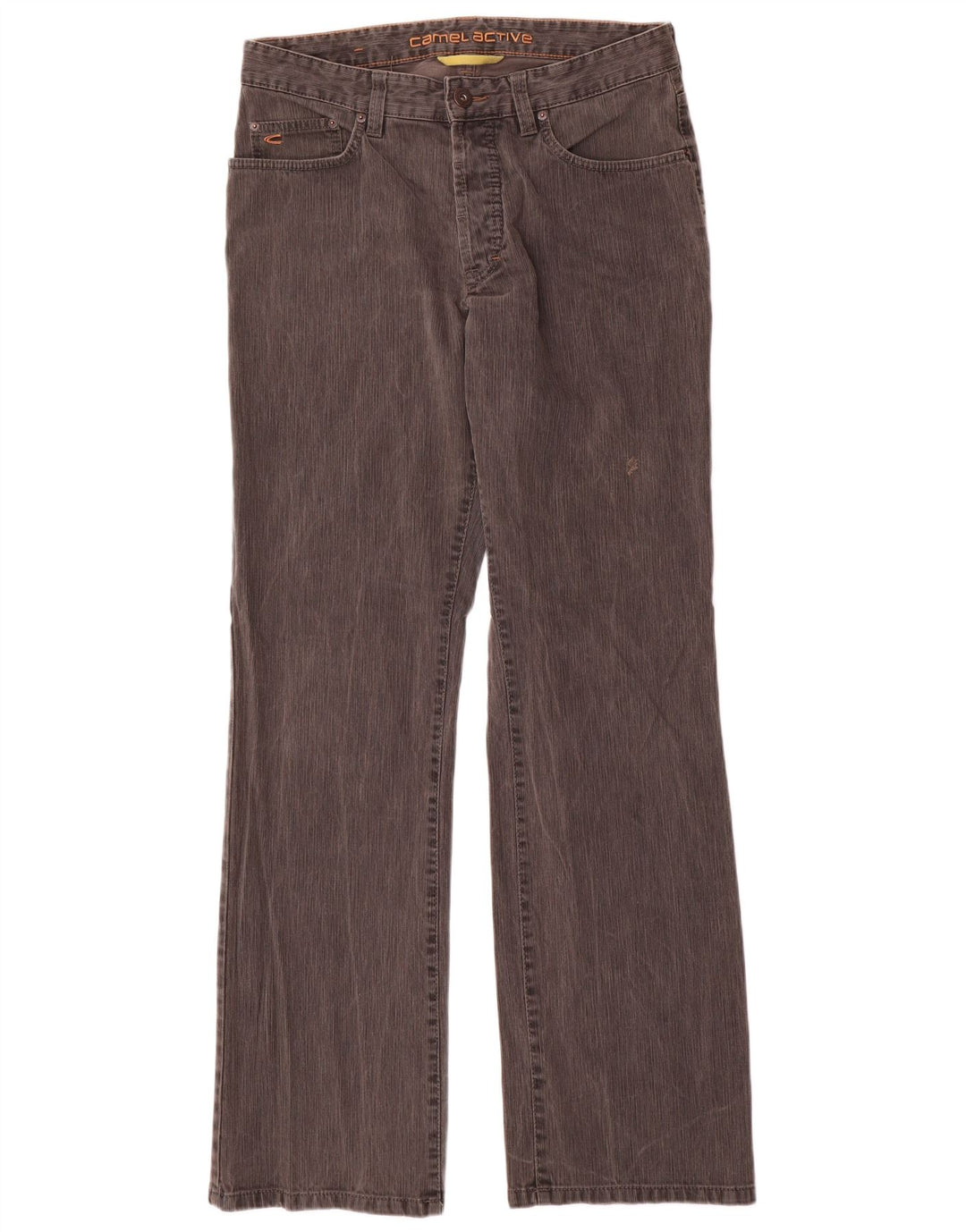 Camel Active Herren Bootcut Freizeithose W34 L34 Graue Baumwolle