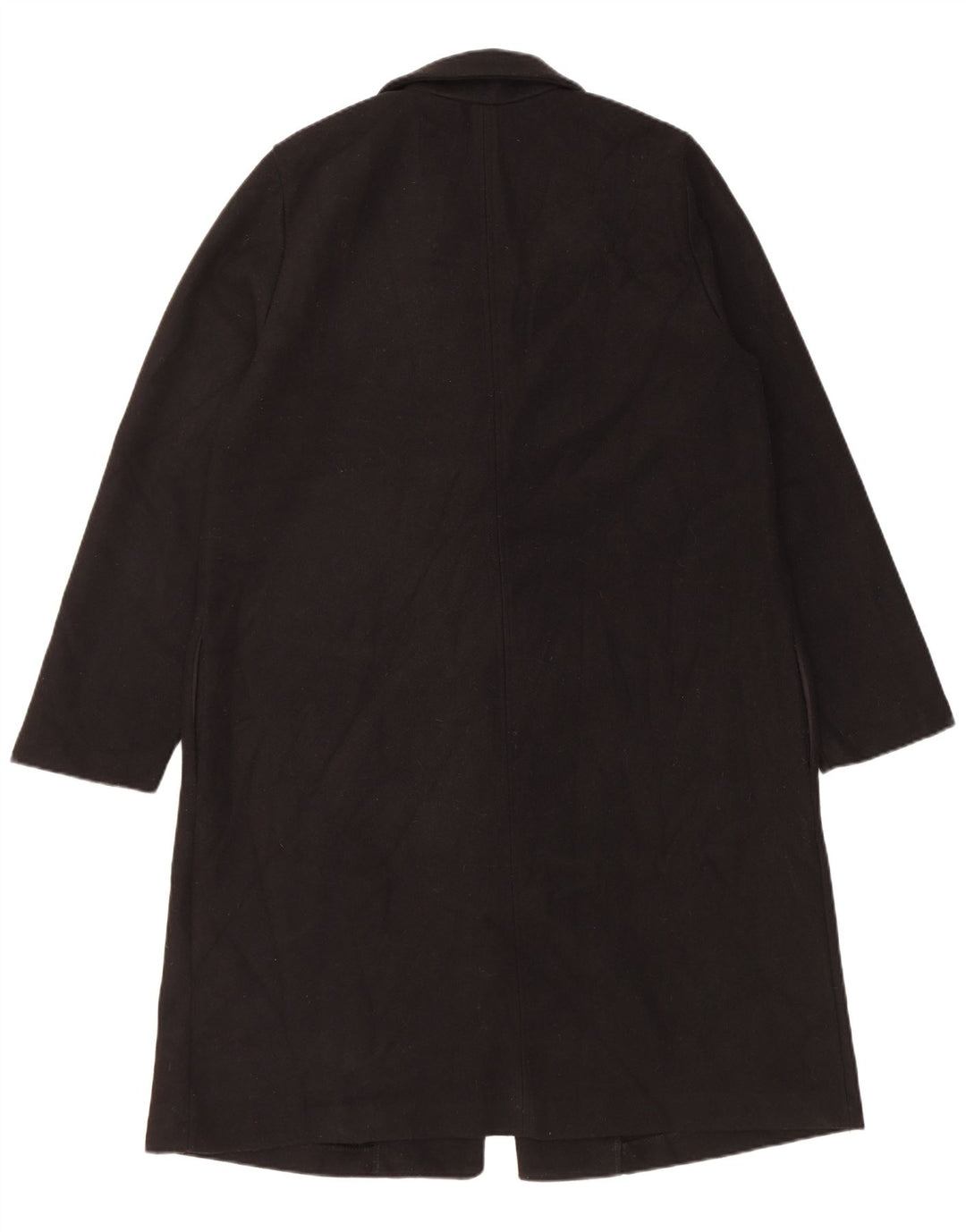 Zara Womens Open Overcoat UK 18 XL Schwarz Polyester