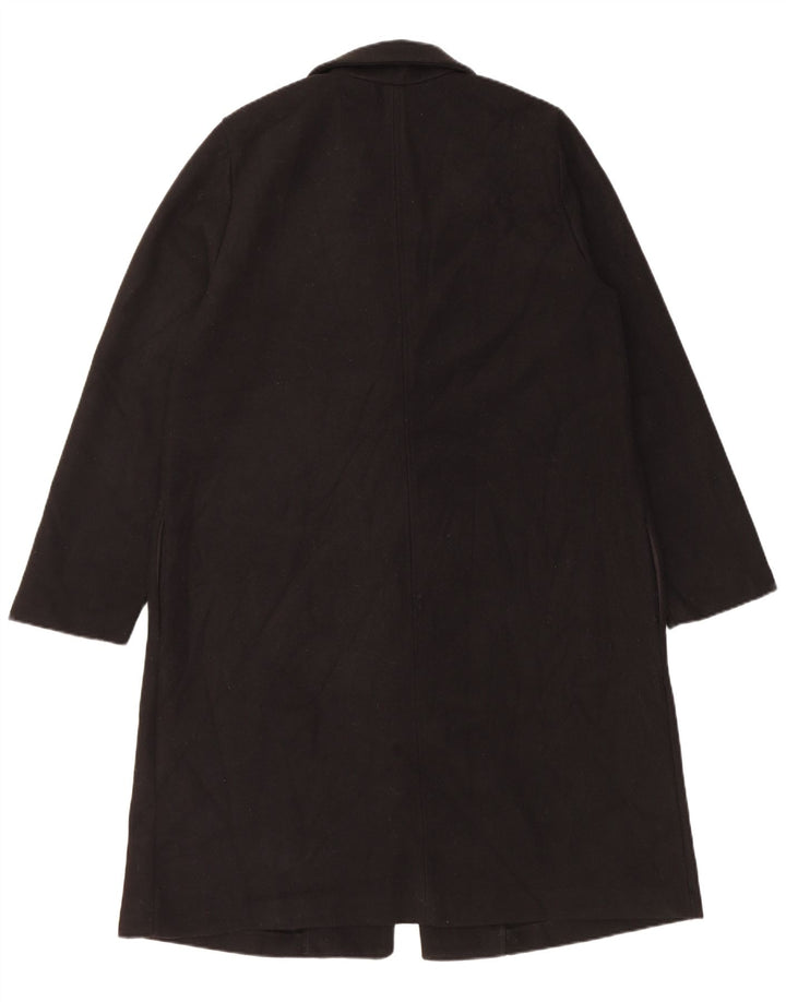 Zara Womens Open Overcoat UK 18 XL Schwarz Polyester