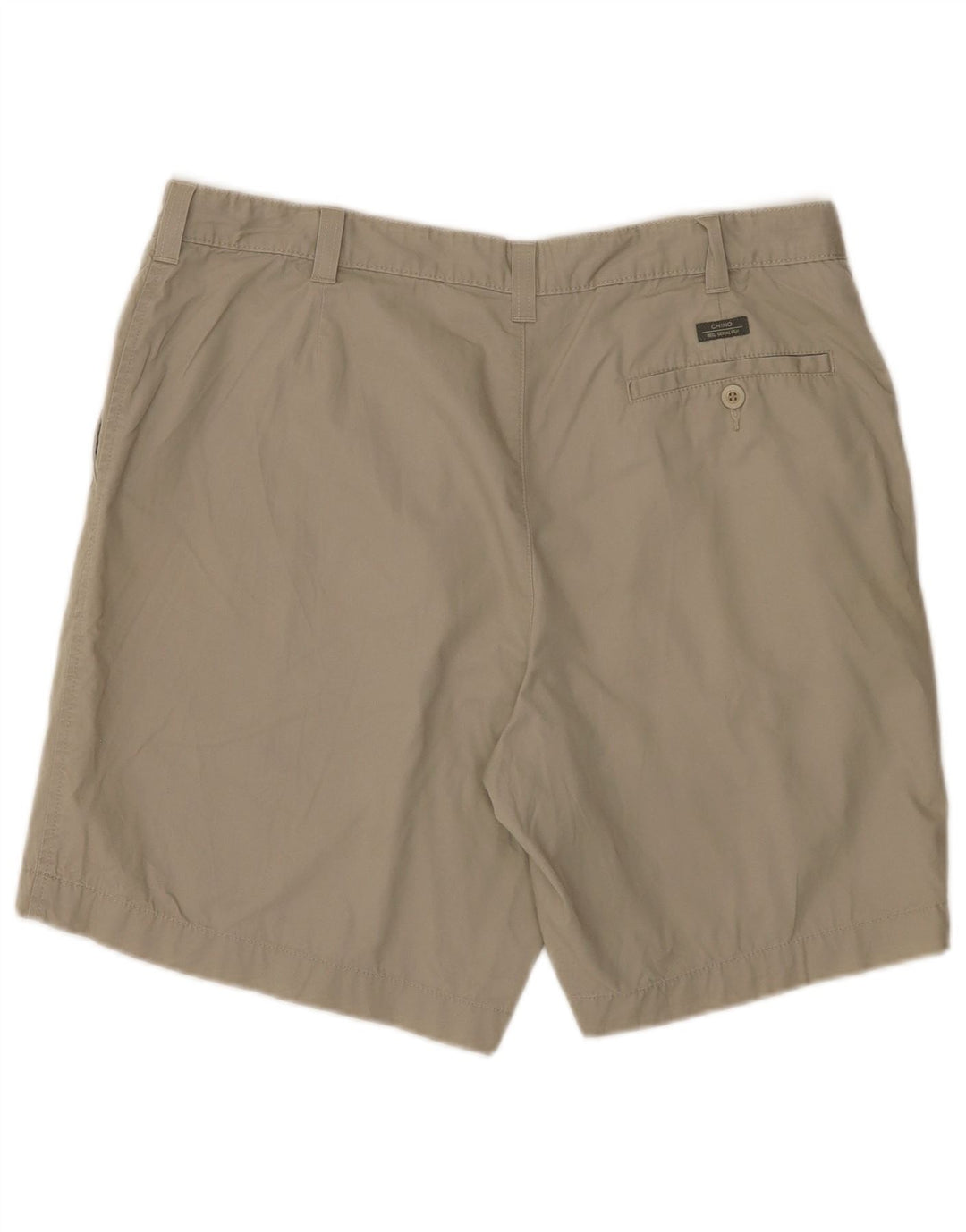 Marks & Spencer Herren Blue Harbor Chino Shorts W36 Large Beige Baumwolle