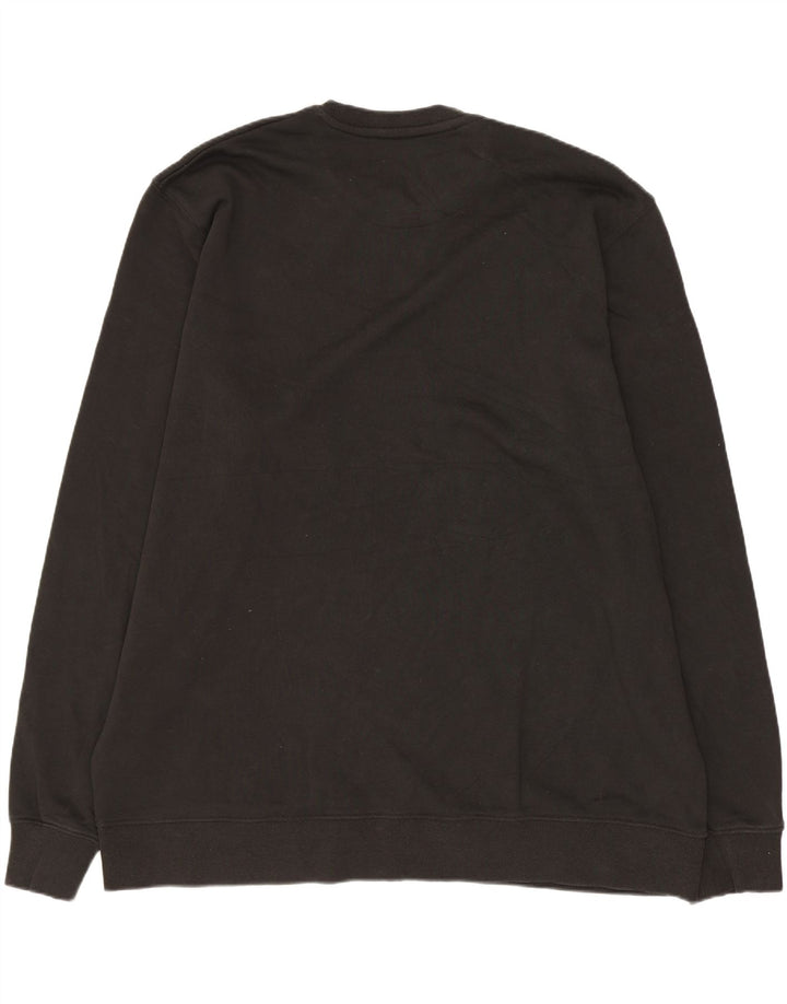 Wrangler Herren Sweatshirt Pullover 2XL Schwarz Baumwolle