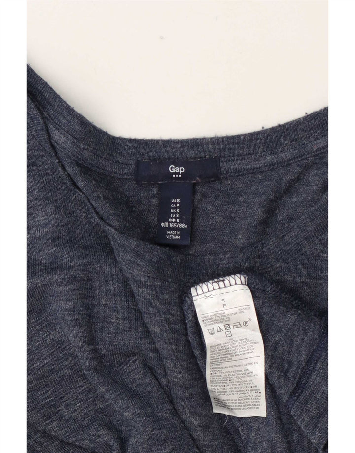 Gap Damen-Oberteil in Übergröße, langärmlig, UK 10, Größe S, Marineblau, Polyester