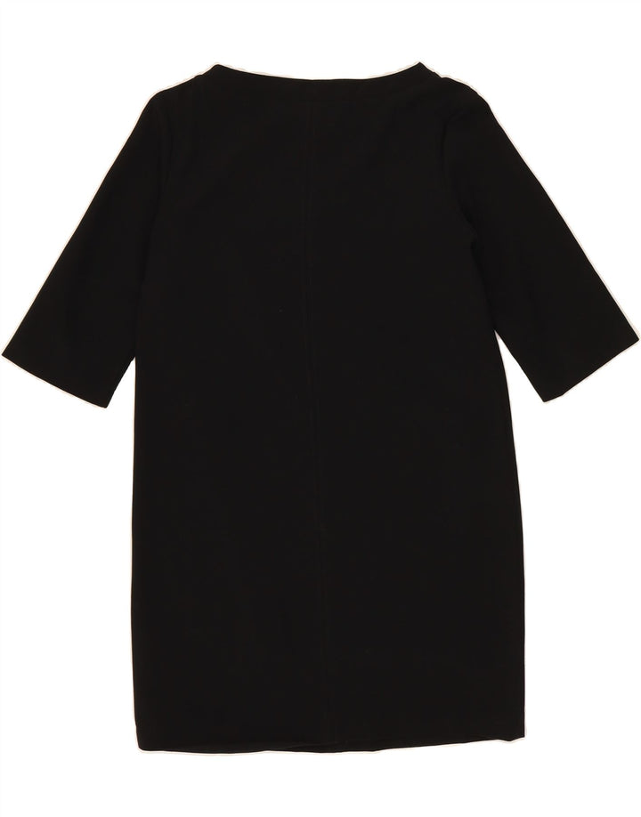 VINTAGE Womens 3/4 Sleeve Sheath Dress EU 44 XL Black Polyester Vintage Vintage and Second-Hand Vintage from Messina Hembry 