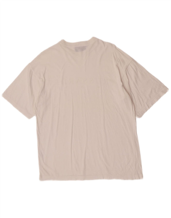 Trussardi Jeans Herren-T-Shirt mit Grafik, mittelweiße Baumwolle