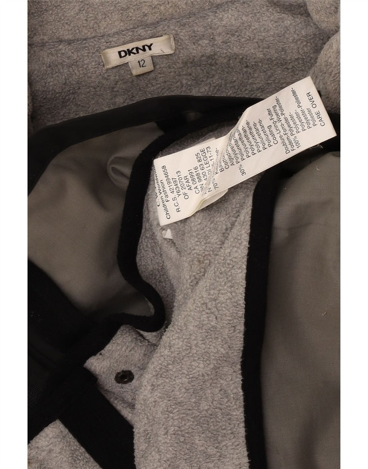 Dkny Jungen-Windbreaker-Jacke, 11–12 Jahre, schwarze Baumwolle