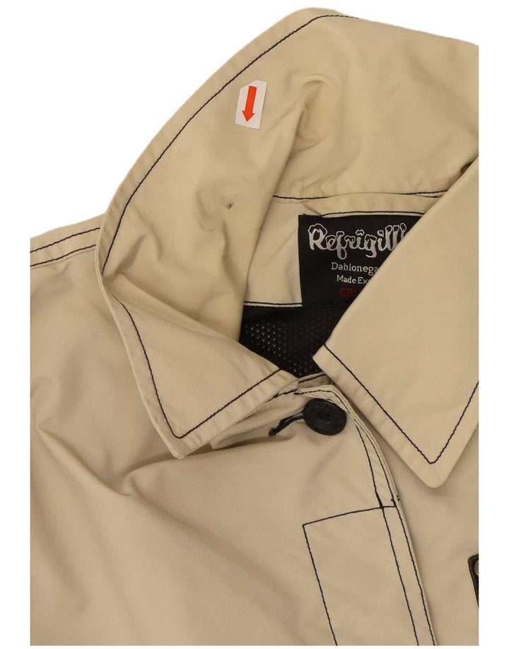 Refrigiwear Damen Utility-Jacke UK 14 Large Beige Nylon